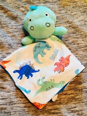Plush Dinosaur Baby Lovey Comforter security blanket